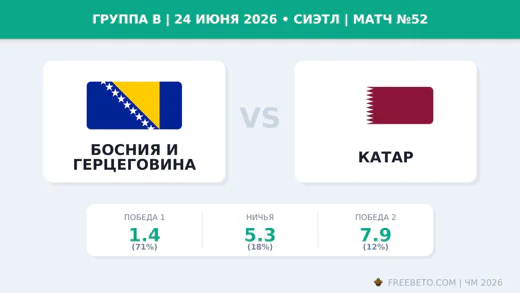 Матч Босния и Герцеговина — Катар