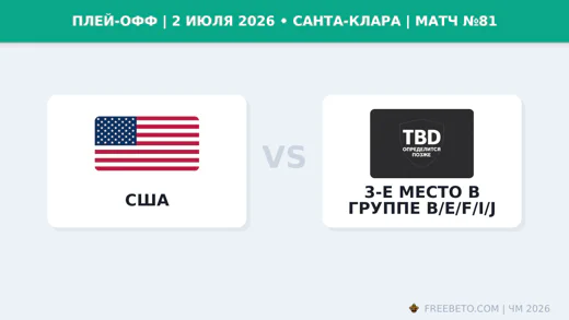 Матч США — 3-е место в группе B/E/F/I/J