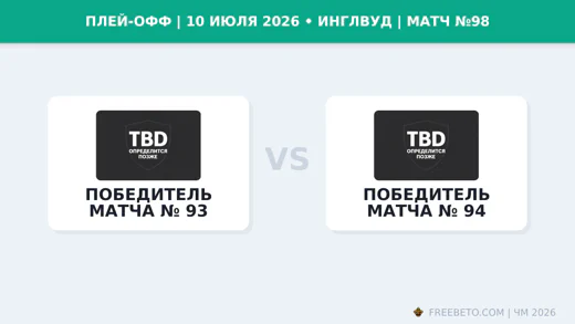 Матч Победитель матча № 93 — Победитель матча № 94