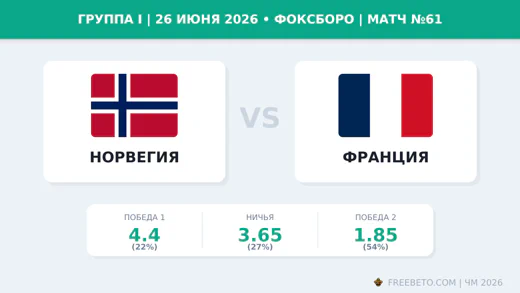 Матч Норвегия — Франция