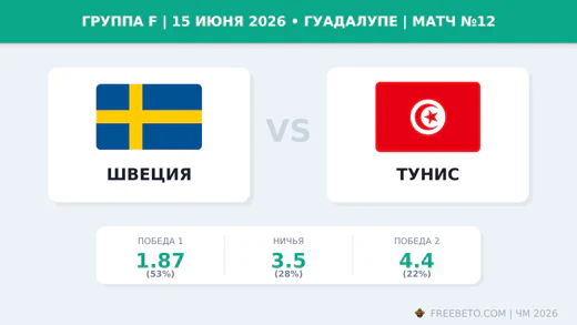 Матч Швеция — Тунис
