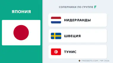 Япония соперники по группе F